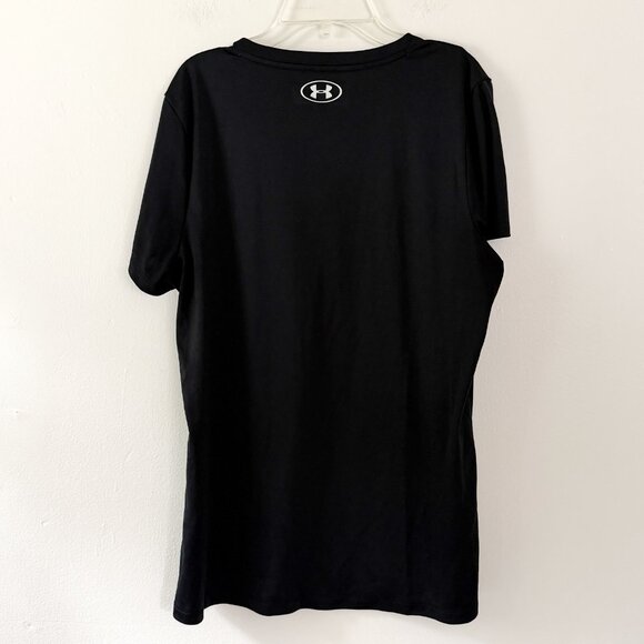 under armour // black tech v neck tee shirt XL - Picture 5 of 5